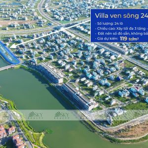 Đất nền villa ven sông